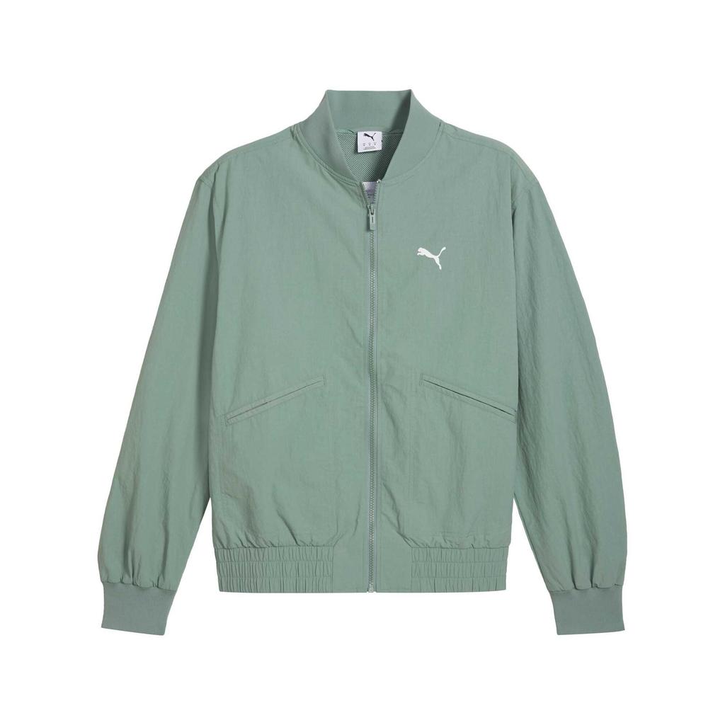 Puma Durable Comfortable Stand Collar Zip Long Sleeve Jacket Men Jackets Green 629903-30