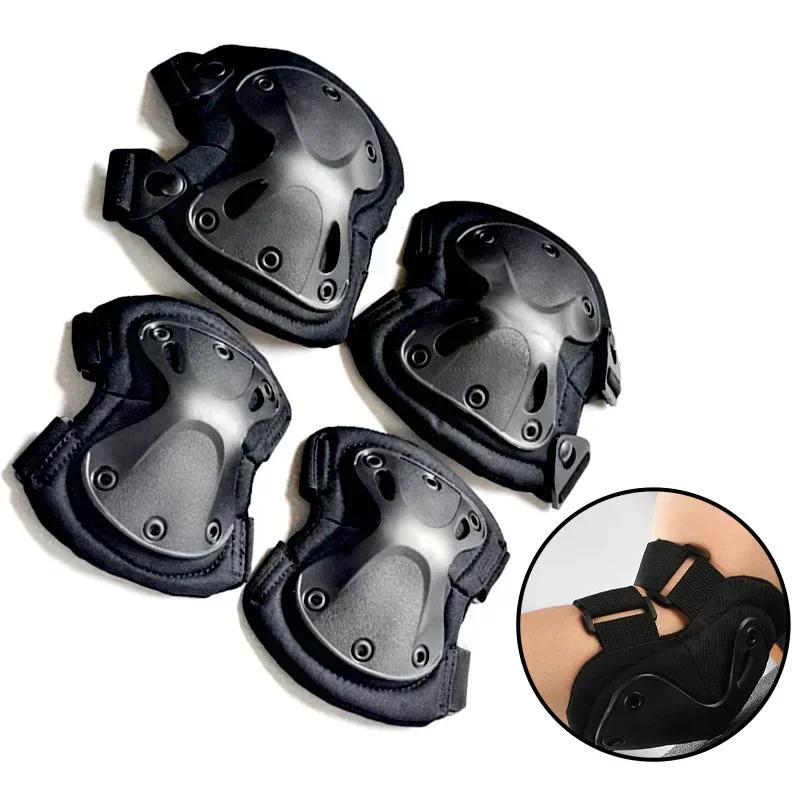Наружное тактическое защитное снаряжение наколенники налокотники для защиты при езде на велосипеде на открытом воздухе, альпинизме и пешем туризме