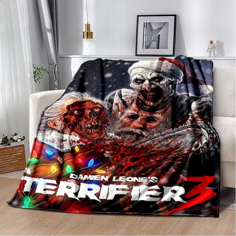 29 Style Terrifier Horror Movie Halloween Gift Soft Plush Blanket,Flannel Throw Blanket for Living Room Bedroom Bed Sofa Cover