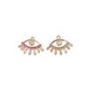 Eye Zirconia Pendant Charms for Handmade Jewelry Accessories