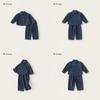 Boys Denim Suit Set With Polyester Fabric For Spring And Fall Kids Age 3 To 8