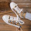 Floral Skull Canvas Shoes 2024 Women Large Size Flat Sneakers Female Lace-up Sports Shoes Casual Vulcanized Shoes Femme Zapatos