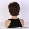 Синтетический короткий парик 25 см/10 дюймов, темно-коричневые вьющиеся волосы, модные женские парики с имитацией кожи головы