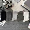 5 пар унисекс однотонных носков, дизайнерские мягкие дышащие носки для спорта на открытом воздухе, носки по щиколотку для бизнеса для мужчин и женщин