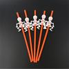 5pcs Halloween Pumpkin Straw Ghost Straws Halloween Decoration Straws Party Supplies Halloween Decorations for Home
