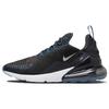 Air Max 270 Anthracite Industrial Blue Men Sneakers Black White Metallic-Silver FV0380-001
