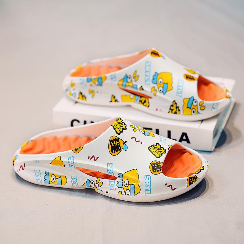 Легкие резиновые пластиковые ЭВА большие размеры 36-45, нескользящие износостойкие модные тапочки, пляжная обувь, повседневные сандалии