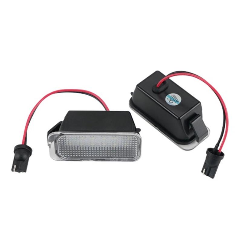 2pcs Number Plate Light for Ford Fiesta Focus Kuga Mondeo Galaxy Ecosport Ranger Explorer LED License Lamp
