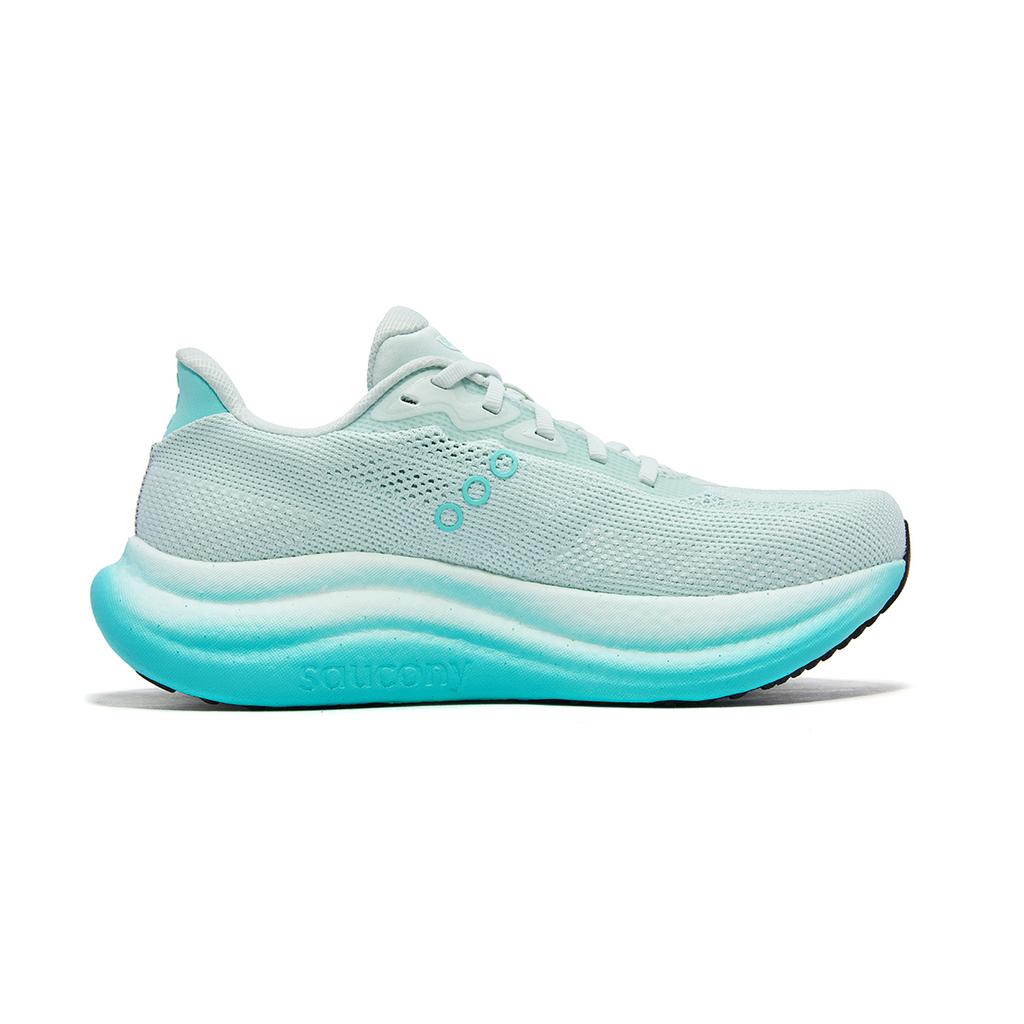 SAUCONY Triumph 23 Удобная Мягкая Амортизация Прочная Тренировочная Беговая Обувь Унисекс кроссовка Светло-Зеленая S31023-565