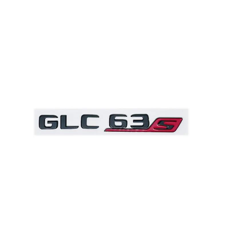 Для Mercedes Benz Silver Black X253 C253 GLC43 GLC63 GLC63s GLC 63 S AMG Эмблема V8 BITURBO 4MATIC 4MATIC+ Эмблемы Значки