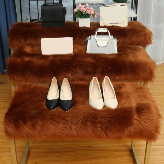 Yousheng Изысканная работа коврик для двери Широкое применение полиэстер искусственный мех овчина простой коврик для дома