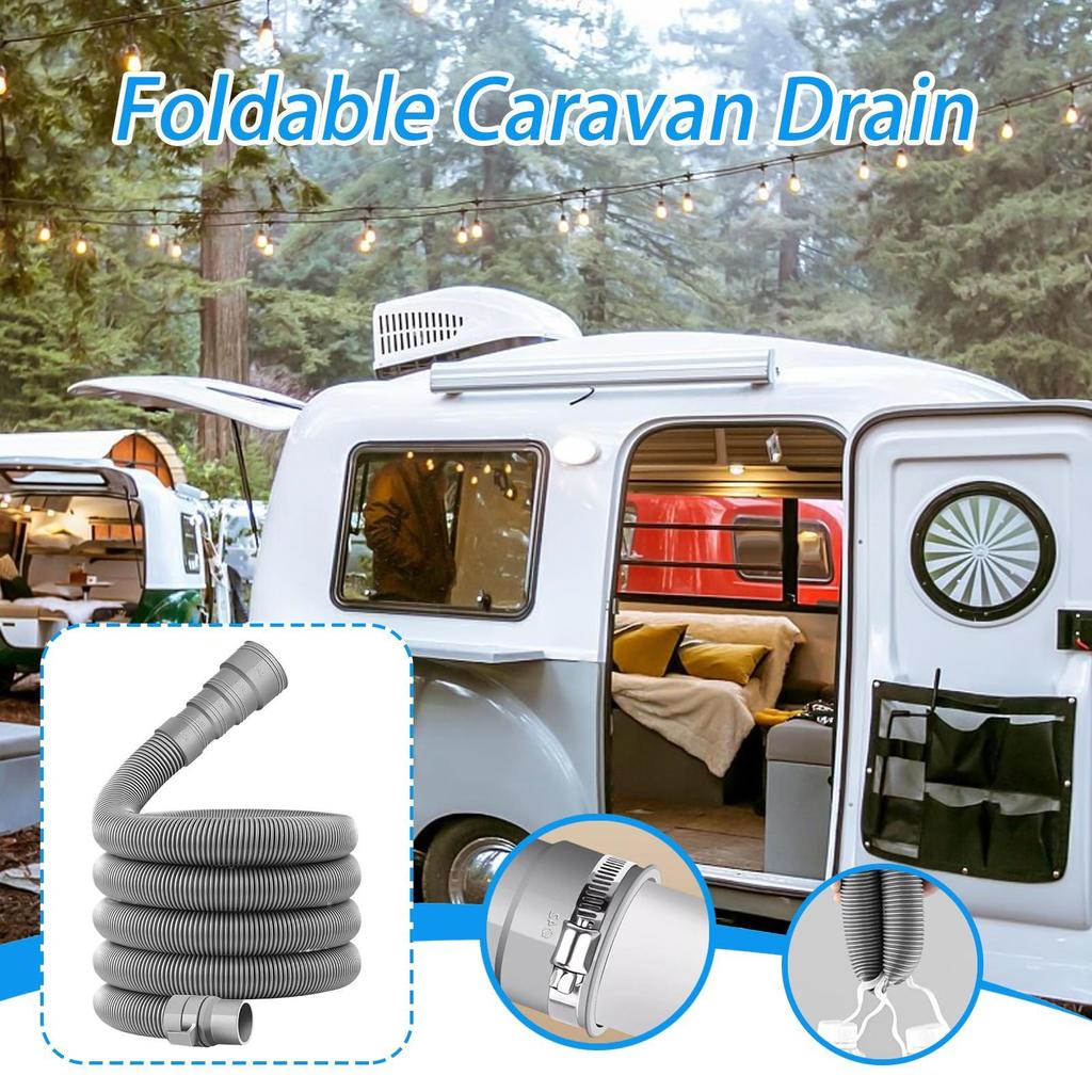 RV Sewage Hose Sewage Waste Hose Trailer Waste Pipe For Truck Outdoor Motorhome Camping RV Trailer Travel Vehicle