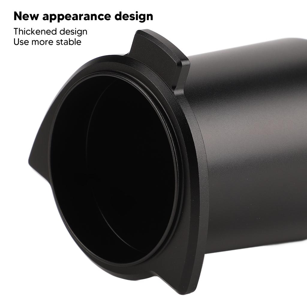 54mm Coffee Powder Feeder Coffee Powder Cup Compact Size Lightweight Aluminum Alloy Easy Cleaning Anti Flying for Home