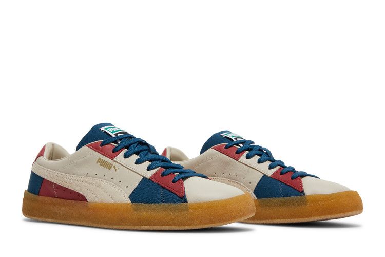 Мужские кроссовки Puma Suede Crepe Patch Peyote Blue Red Peyote/Intense Blue/Intense Red