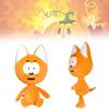Lovable Kote Kitty Cartoon Plush Cat Toy Soft Stuffed Doll For Kids Made With Pp Cotton