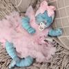 NPK 19inch Peaches Avatar Full Body Vinyl Reborn Baby Doll Handmade Realistic 3D Skin Waterproof Bath Collectible Toy