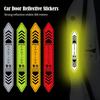 Reflective Car Door Sticker Safety Opening Warning Reflector Tape Decal Auto Car Accessories Exterior Interior Reflector Sticker