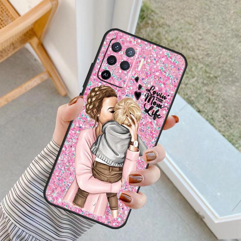 Baby Mom Girl Case For Oppo A76 A16 A96 A17 A18 A60 A80 A40 A38 A58 A78 A98 A94 A74 A54 A15 A57 A77 A5 Pro