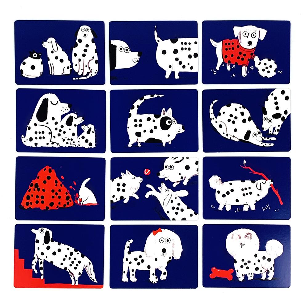 Карточная игра - Игра о бросании кубиков для повышения удачи и настольная игра про собак, семейные интерактивные игры, игры для праздников