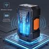 4000mAh Tire Inflator Digital Display Electric Tire Inflator Car Air Pump  Motorcycle Tires