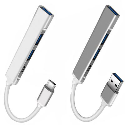 Высокоскоростной 4-портовый OTG-адаптер USB C HUB Type-C USB 3.0 Расширитель Док-станция