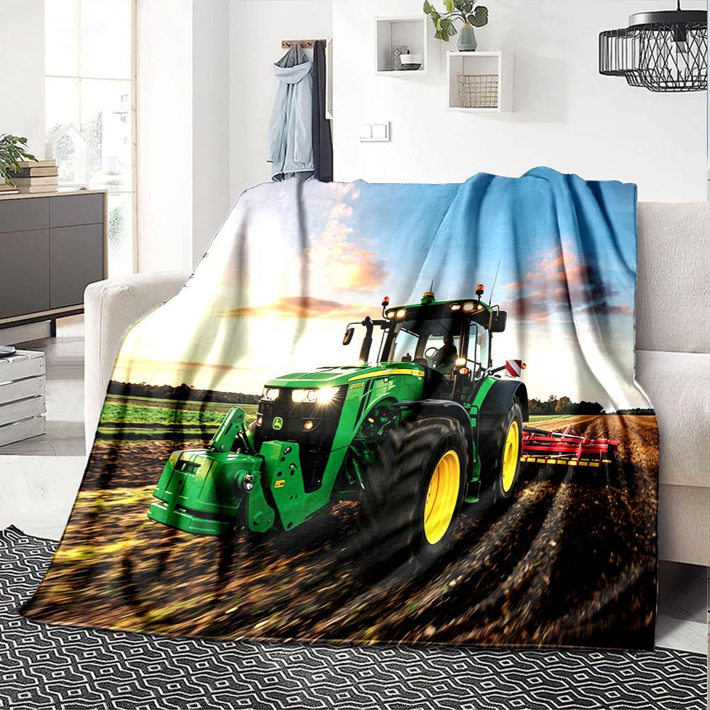 Modern Equipment Flannel Blanket Super Soft Warm Cozy Blanket For Sofa Bed Office Travel Allseason Home Decor Gift