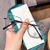 Корейские модные очки с изображением Джокера, женские высококачественные чувствительные синие плоские очки, мужские художественные золотые очки в оправе
