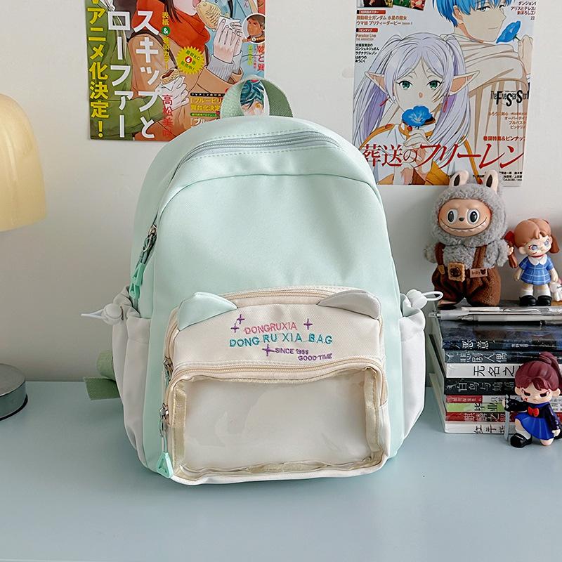 The New Schoolbag Is High-value, Fresh and Sweet, Candy-colored Backpack, Lightweight and Large-capacity Backpack for Junior High School Students.