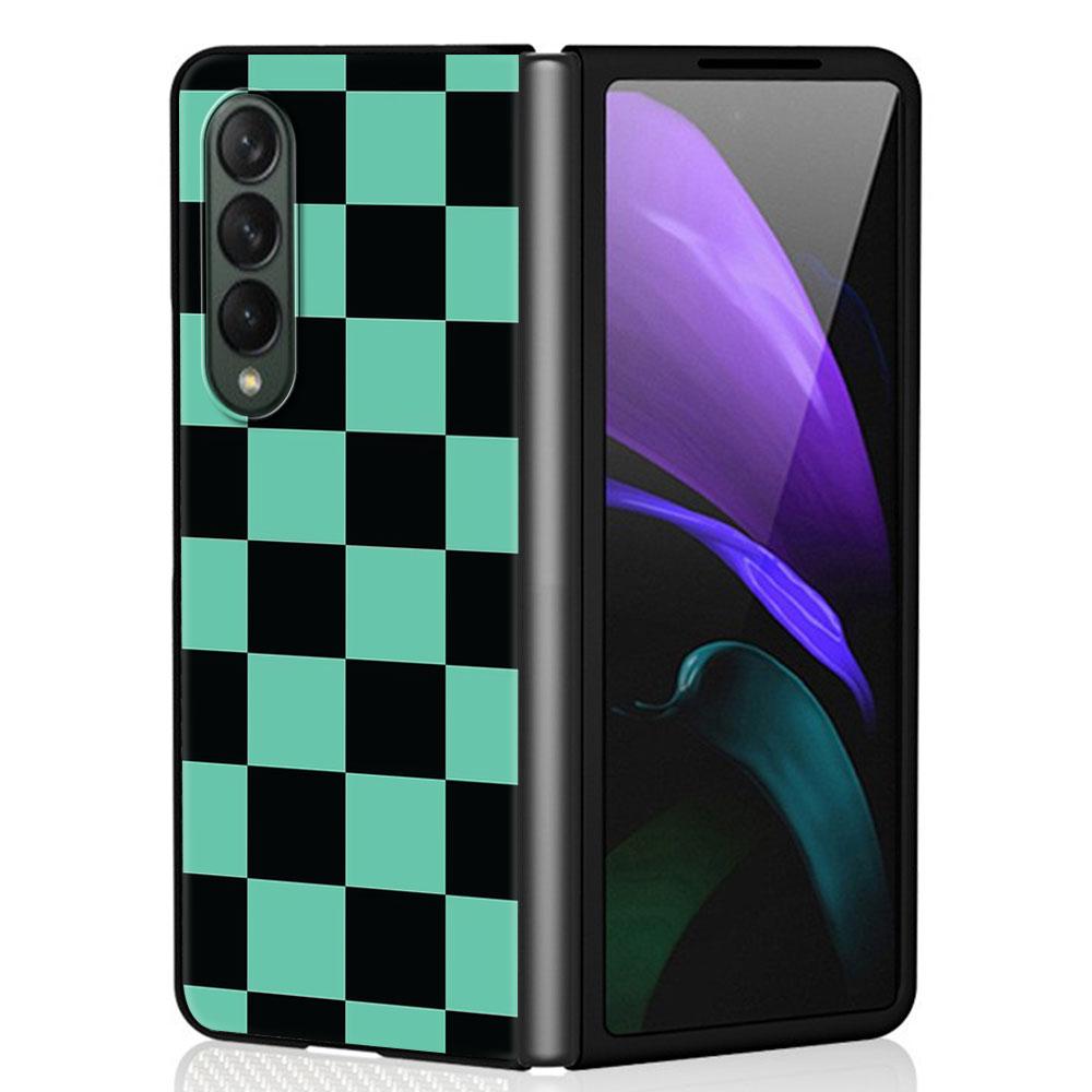 Жесткий чехол для телефона Demon Slayer Cartoon из ПК для Samsung Galaxy ZFold3 Z Fold4 5G ZFold4 Z Fold3 Z Fold 4 Z Fold Print Bag