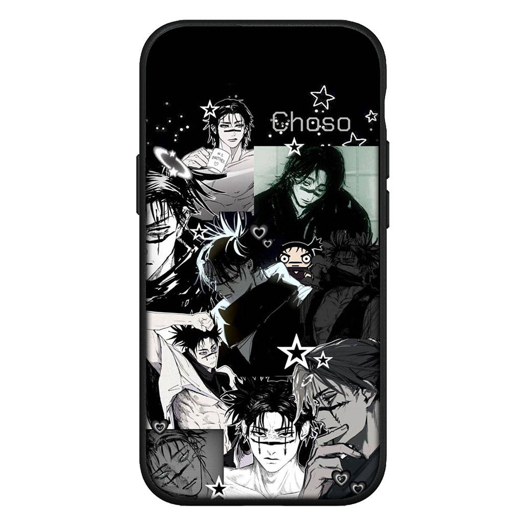 Чехол для iPhone 16 15 Xiaomi Redmi Note 14 13 12 11 Pro Max X 8 16e Samsung Galaxy S25 S24 S23 Moto OPPO Huawei Jujutsu Choso Kaisen аниме-чехол для телефона