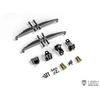 LESU metal simulation power front axle leaf spring front suspension X-8011 suitable for Tamiya 1/14 RC truck upgrade parts