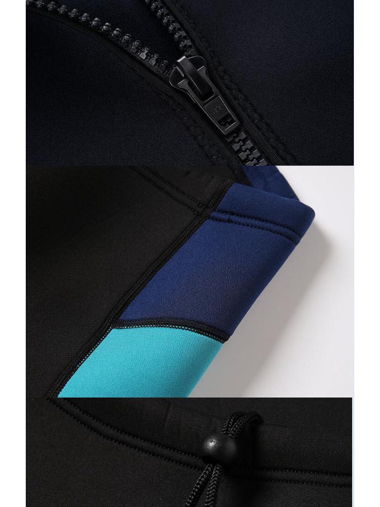 Унисекс гидрожилет для дайвинга 3 мм с капюшоном – Теплый гидрокостюм для серфинга, виндсерфинга и защиты от холода