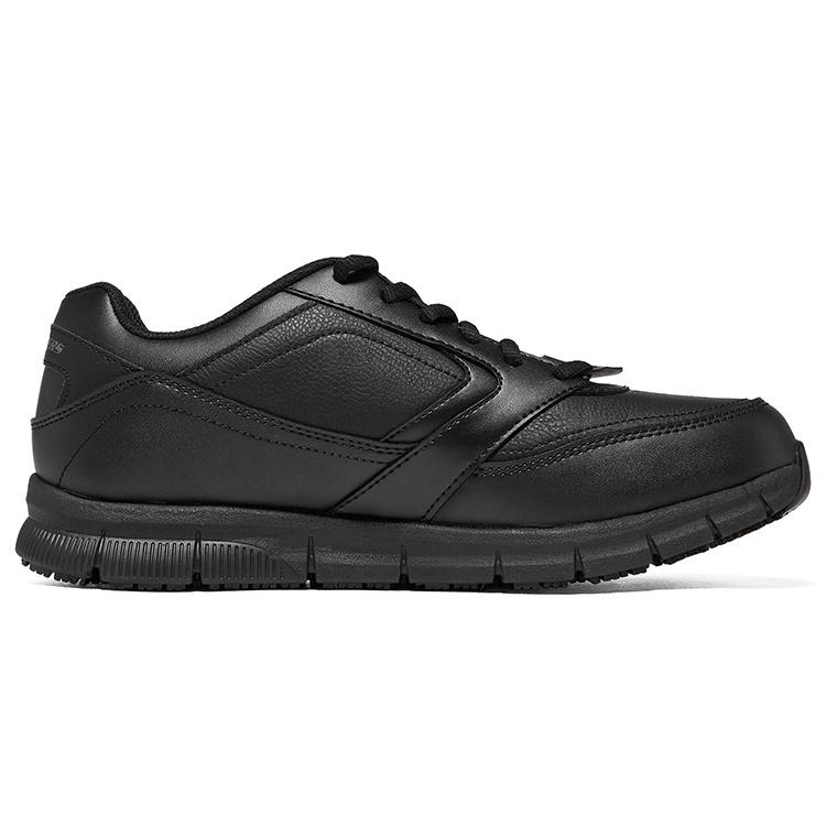 Skechers Мужская противоскользящая обувь Work Nampa 'Черный' 77156-BLK