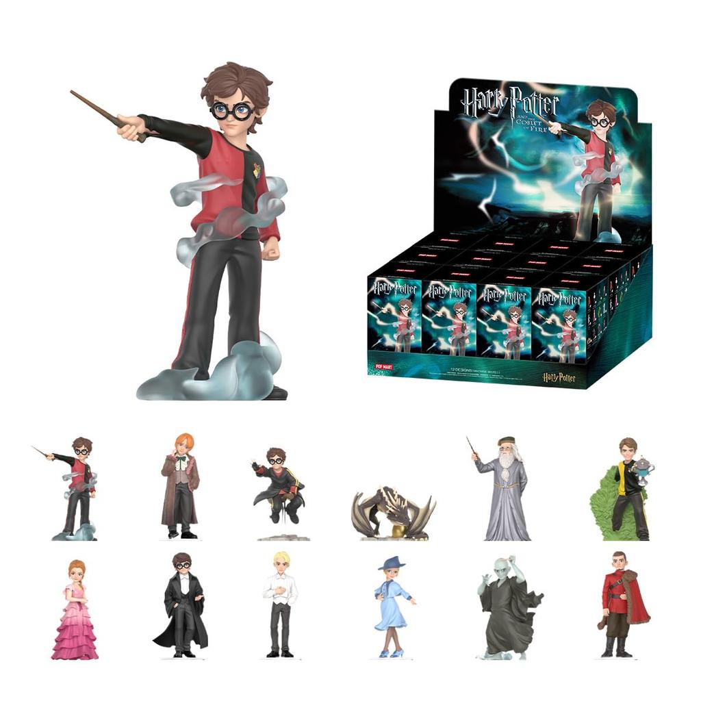 POP MART Harry Potter and the Goblet of Fire Series Box of Pop Mart Gachapon Blind Box Plastic Premium PVC Soft Original Birthday Gifts [Assorted 12]