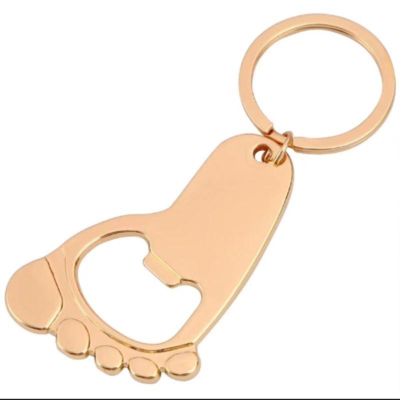 Лучшая Распродажа Креативный Брелок для ключей в форме стопы открывалка для бутылок брелок брелок пивной бар аксессуары подарок подарок для мужчин и женщин