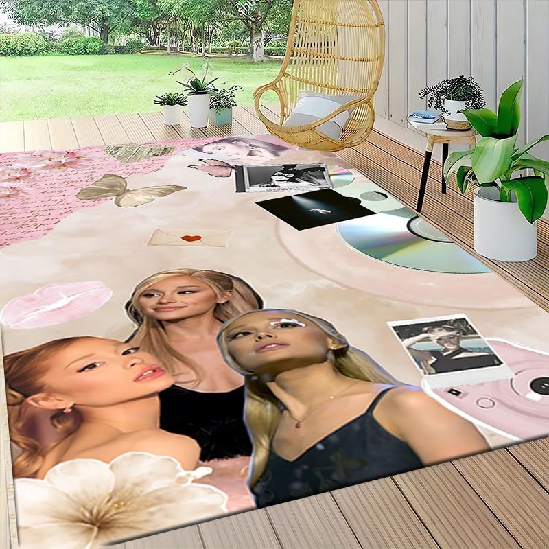 Floral Fantasy Collage Carpet Rug Soft Washable Antislip Home Living Room Sofa Mats Personalized Christmas Rug
