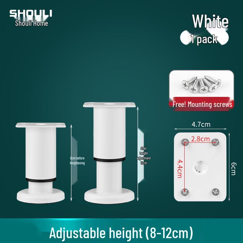 Adjustable Furniture Leg Heightening Base for Tables and Sofas