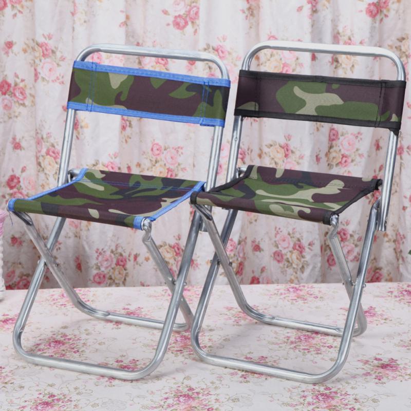 Outdoor Chair Aluminium Alloy Stool Seat Hiking Tools Portable Folding Picnic Camping Stool Pesca Accessories
