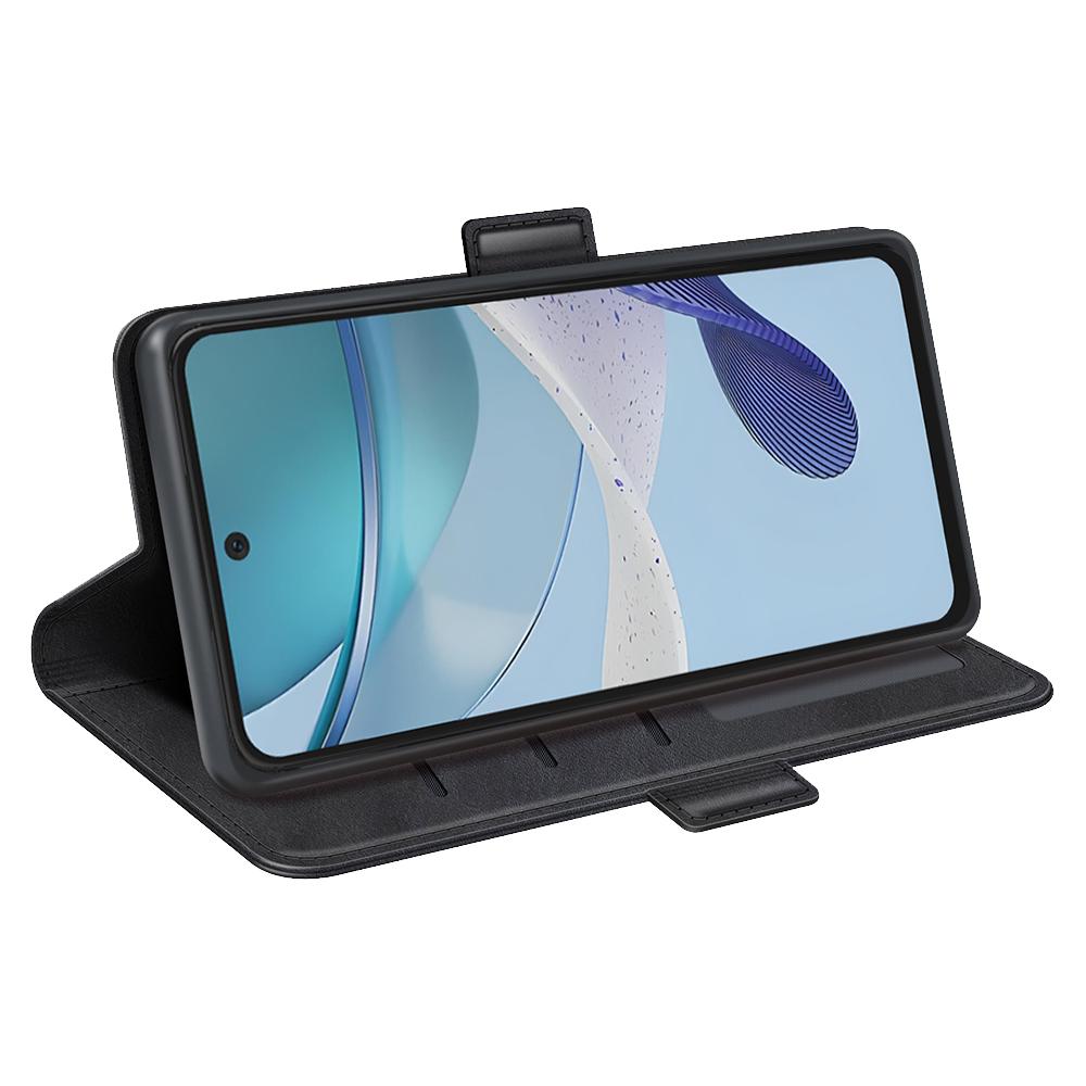 Для Motorola Moto G53 5G Кожаный бумажник с текстурой телячьей кожи Чехол для мобильного телефона Противоударная крышка-подставка