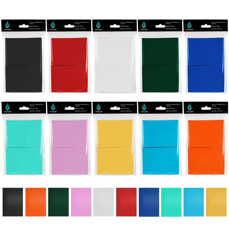 100 шт./набор Стандартные протекторы для карт Прочные протекторы MTG Матовая задняя сторона, Защитите свои коллекционные карточки