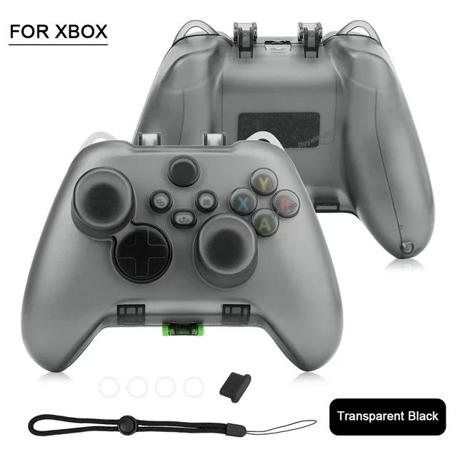 Кристально прозрачный защитный чехол для контроллера Xbox Series S/X с ручкой для хранения и портом для зарядки, прозрачная оболочка для геймпада