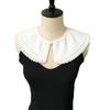 Pleated Collar Girls Detachable Victorian Collar Lapel Preepy Look Cosplay Victorian Pleated Shawl Collar