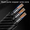 Четыре в одном Кабель для зарядки 100/150/200 см 4-в-1 USB Type-C 8-контактный 65 Вт 480 Мбит/с Быстрая зарядка для мобильного телефона Устойчивый к износу Планшета Нейлоновая оплетка Проводной кабель данных