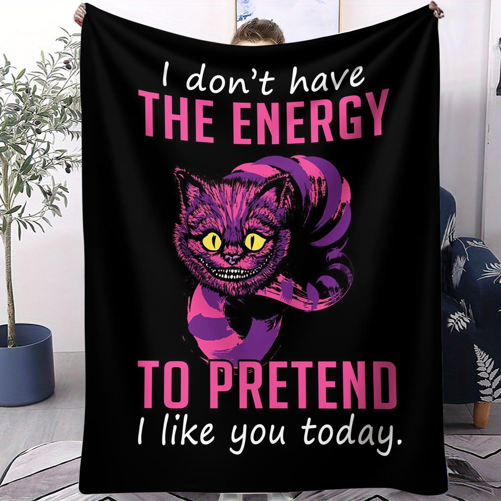 Aesthetic Trending KPop Devil Hunter Print Pattern Blanket Small Cover Blanket Soft Comfortable Suitable For Living Rooms Sofas