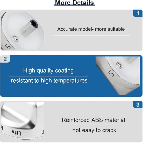 DG94-02141A для ручек газовой плиты Samsung, DG94-02141 Замена ручки плиты для детали Samsung DG94-02141D AP7012782 PS16554212, Подходит к номеру плиты