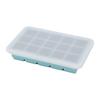 Silicone Ice Cube Tray with Lid 15 Cavity Easy Release Ice Mold for Freezer Large Ice Cubes Maker for Whiskey Cocktails