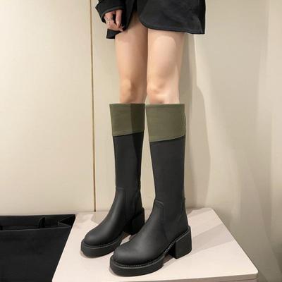 Высокие сапоги до бедра, женская модная обувь на платформе, дизайнерские длинные сапоги челси, женские удобные туфли для прогулок и вечеринок, высокие сапоги до колена