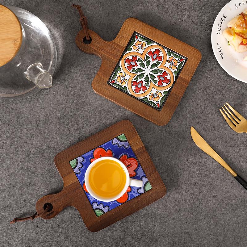 Коврик под горшок из цельного дерева: Деревянная теплоизоляционная подставка и подставка, предотвращающая ожоги, для кастрюль и суповых горшков