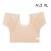 Ultra-Thin Breathable Armpit Sweat Pads Washable T-Shirt Shaped Discreet Underarm Pads for Business Trips 1Pc