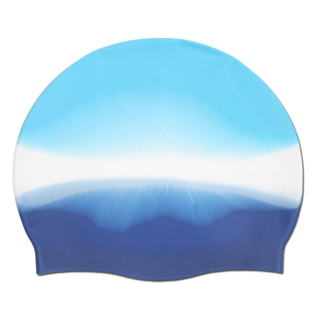 Silicone Swim Cap Non-Slip Swim Cap With Ear Protection Premium Tear-Resistant Summer Beach Vacation Activities For Adults